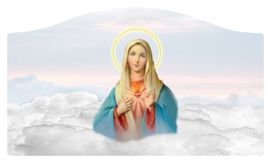 DASHELL-108-WT Immaculate Heart Clouds White